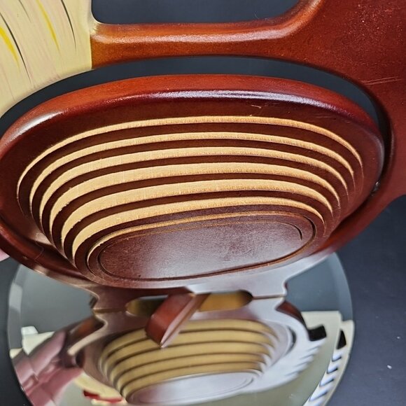 HAWAIIAN MAGIC BASKET WOODEN ROOSTER (BREAD BASKET) FARMHOUSE CHIC - Picture 5 of 16